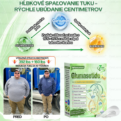𝐆𝐞𝐞𝐋𝐞𝐦𝐨𝐧® 📌𝐆𝐥𝐮𝐦𝐚𝐬𝐞𝐭𝐢𝐝𝐚 8 v 1 Náplast s Nano Mikroihličkami na Chudnutie a Zdravie ✅ (Iba raz denne, viditeľné zmeny za 7 dní) Pre obezitu, kardiovaskulárne zdravie, cukrovku, spánkovú apneu, štítnu žľazu, črevné zdravie, kĺbové problémy a ďalšie 💪