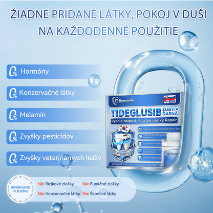Guxar® Tideglusib ústne prúžky ✨ – aktivácia kmeňových buniek 🧬, regenerácia dentínu 💎, posilnenie skloviny ⚡, bielenie zubov ✨, zníženie citlivosti 💧, mikronáplasťové sérum na zuby a ďasná 💖, jemné každodenné používanie 🦷