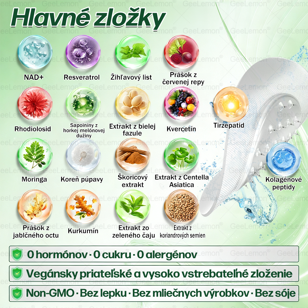 𝐆𝐞𝐞𝐋𝐞𝐦𝐨𝐧® 📌𝐆𝐥𝐮𝐦𝐚𝐬𝐞𝐭𝐢𝐝𝐚 8 v 1 Náplast s Nano Mikroihličkami na Chudnutie a Zdravie ✅ (Iba raz denne, viditeľné zmeny za 7 dní) Pre obezitu, kardiovaskulárne zdravie, cukrovku, spánkovú apneu, štítnu žľazu, črevné zdravie, kĺbové problémy a ďalšie 💪